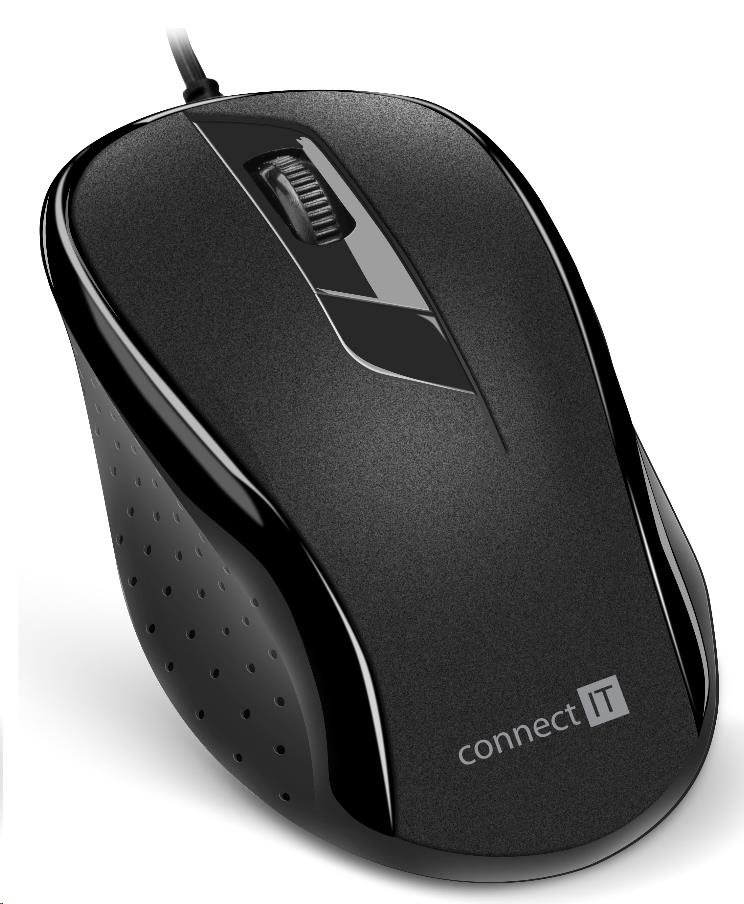CONNECT IT Optická myš,  USB,  čierna0 