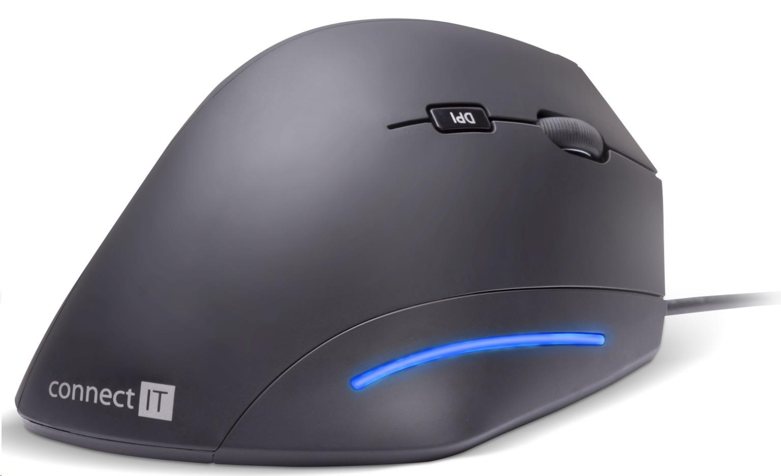 CONNECT IT FOR HEALTH ergonomická vertikálna myš,  drôtová0 