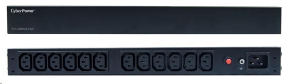 CyberPower Rack PDU,  Basic,  1U,  16A,  (12)C13,  IEC-320 C200 
