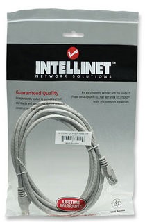 Intellinet Patch kábel Cat6 UTP 15m sivý1 