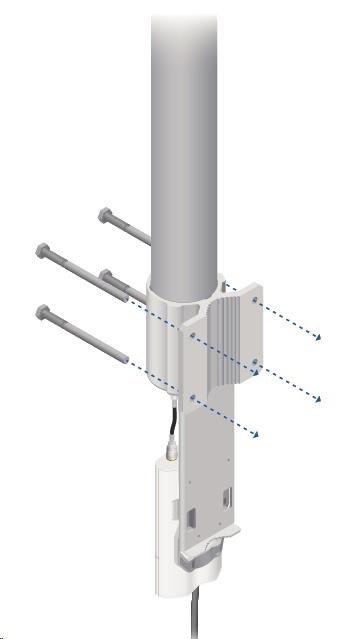 UBNT airMAX všesmerová anténa AMO-2G13 [všesmerová anténa MIMO,  2.4GHz,  13dBi,  raketová súprava]7 