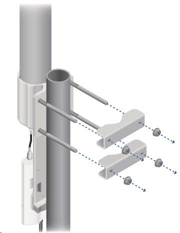 UBNT airMAX všesmerová anténa AMO-2G13 [všesmerová anténa MIMO,  2.4GHz,  13dBi,  raketová súprava]6 