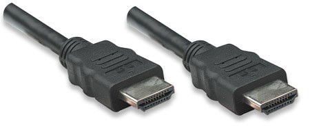 MANHATTAN HDMI kábel s Ethernetom,  tienený,  1 m,  čierny0 