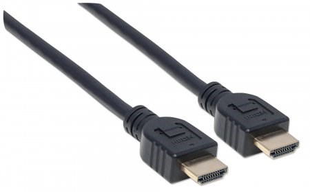 MANHATTAN Nástenný vysokorýchlostný kábel CL3 HDMI s Ethernetom,  HEC,  ARC,  3D,  4K,  tienený,  10 m,  čierny1 