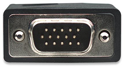 Kábel MANHATTAN SVGA k monitoru s feritovými jadrami,  HD15 Male /  HD15 Male,  15 m,  čierny2 