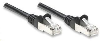 Intellinet Patch kábel, kompatibilný s Cat5e, CCA, SF/UTP, PVC, RJ45, 2 m, čierny0 