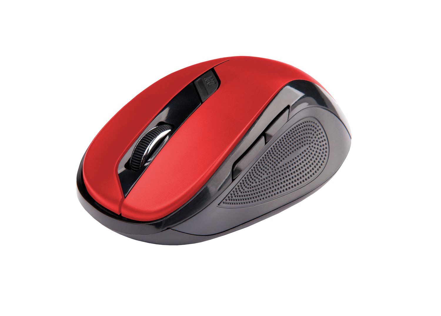 C-TECH Mouse WLM-02,  čierno-červená,  bezdrôtová,  1600DPI,  6 tlačidiel,  USB nano prijímač0 