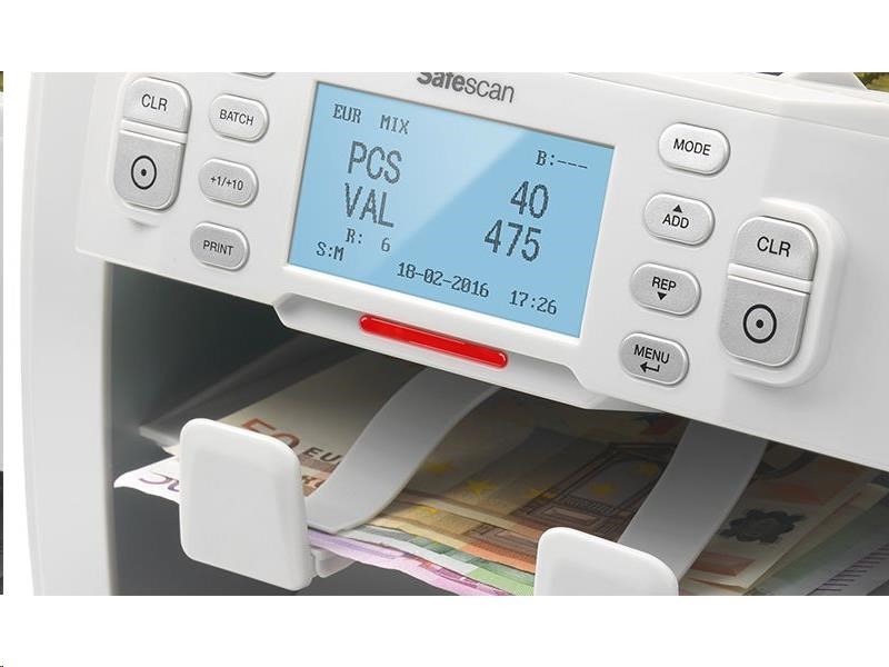 Počítačka bankoviek SAFESCAN 2985-SX nová5 