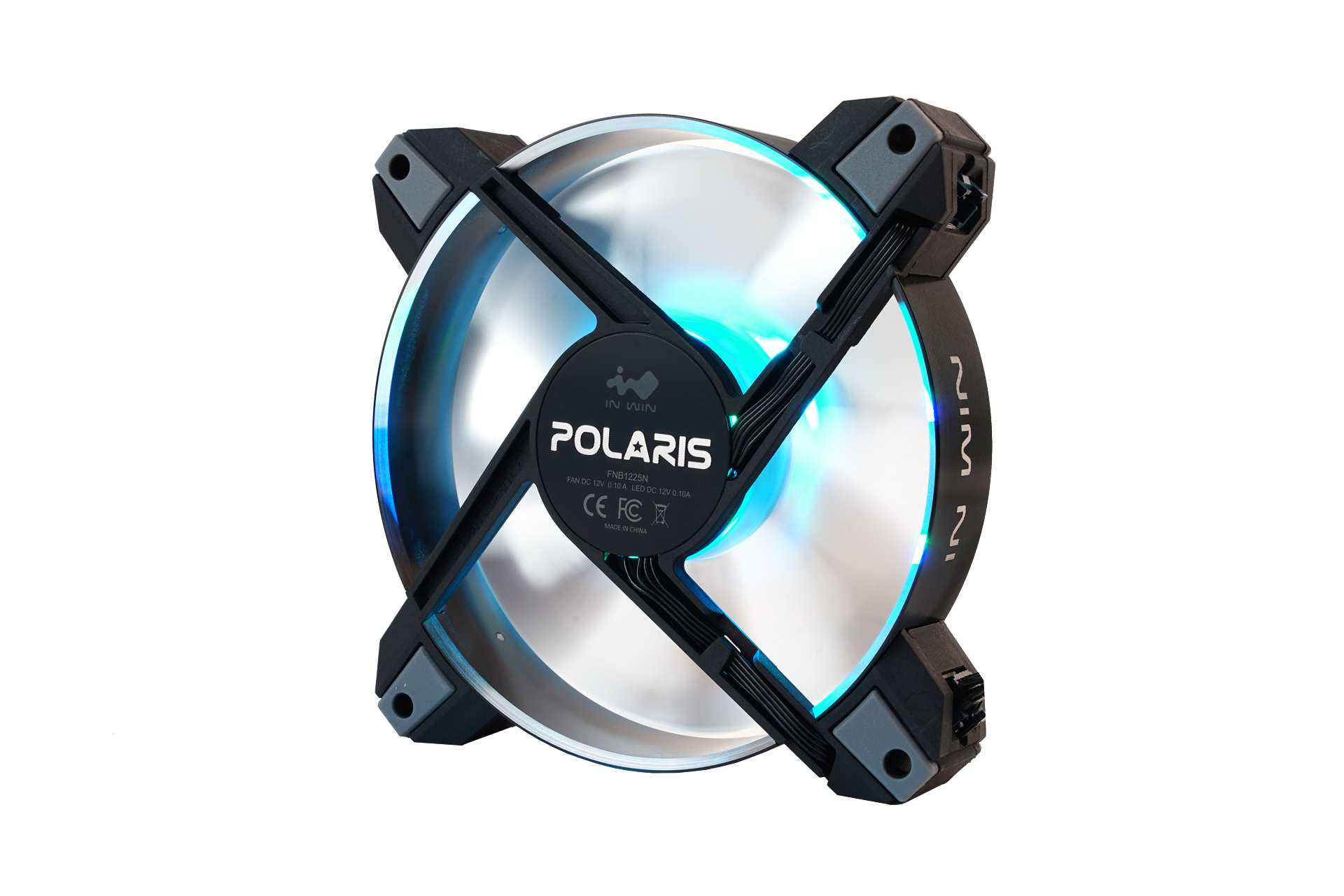 IN WIN ventilátor Polaris RGB Aluminium (dvojbalenie)3 