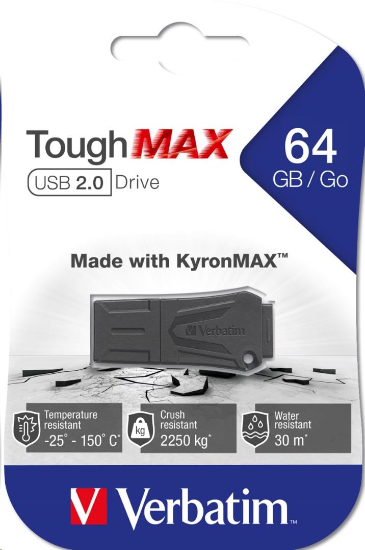 VERBATIM ToughMAX USB 2.0 Disk 64 GB5 