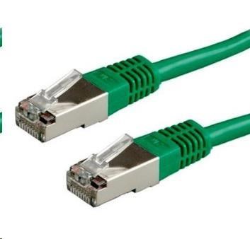 XtendLan patch kábel Cat6A, SFTP, LS0H - 0,3m, zelený (predaj po 10 ks)0 