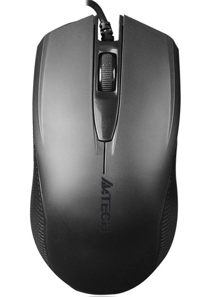 A4tech OP-760 Black,  myš,  1 koliesko,  3 tlačidlá,  USB,  čierna0 