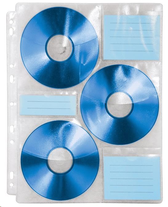 Fólia Hama na 6 CD/ DVD,  DIN A4,  balenie po 10 ks1 