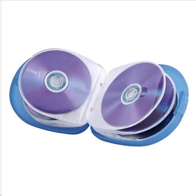 Hama CD Case 24,  transparentná modrá1 