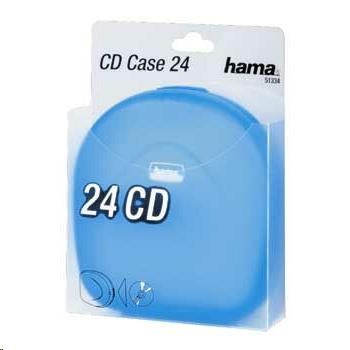 Hama CD Case 24,  transparentná modrá2 
