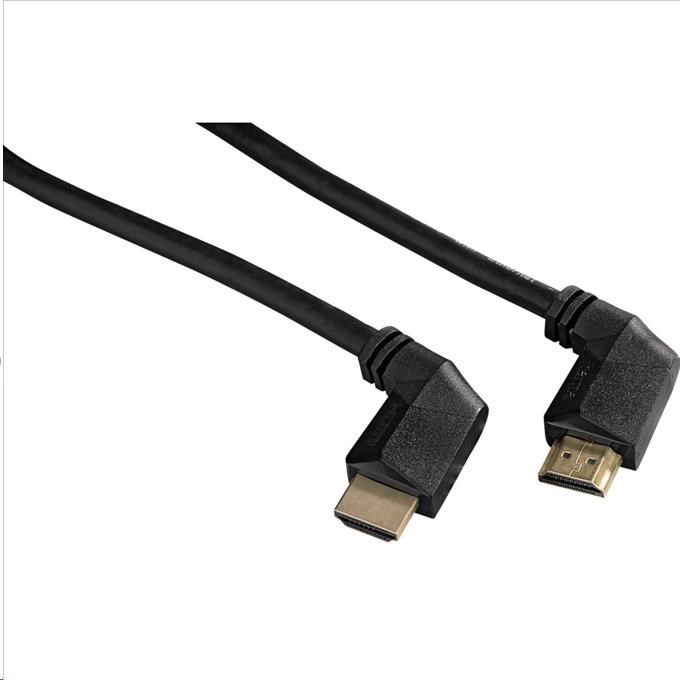Hama HDMI kábel s vidlicami,  kolmé konektory,  pozlátený,  3*,  1, 5 m0 