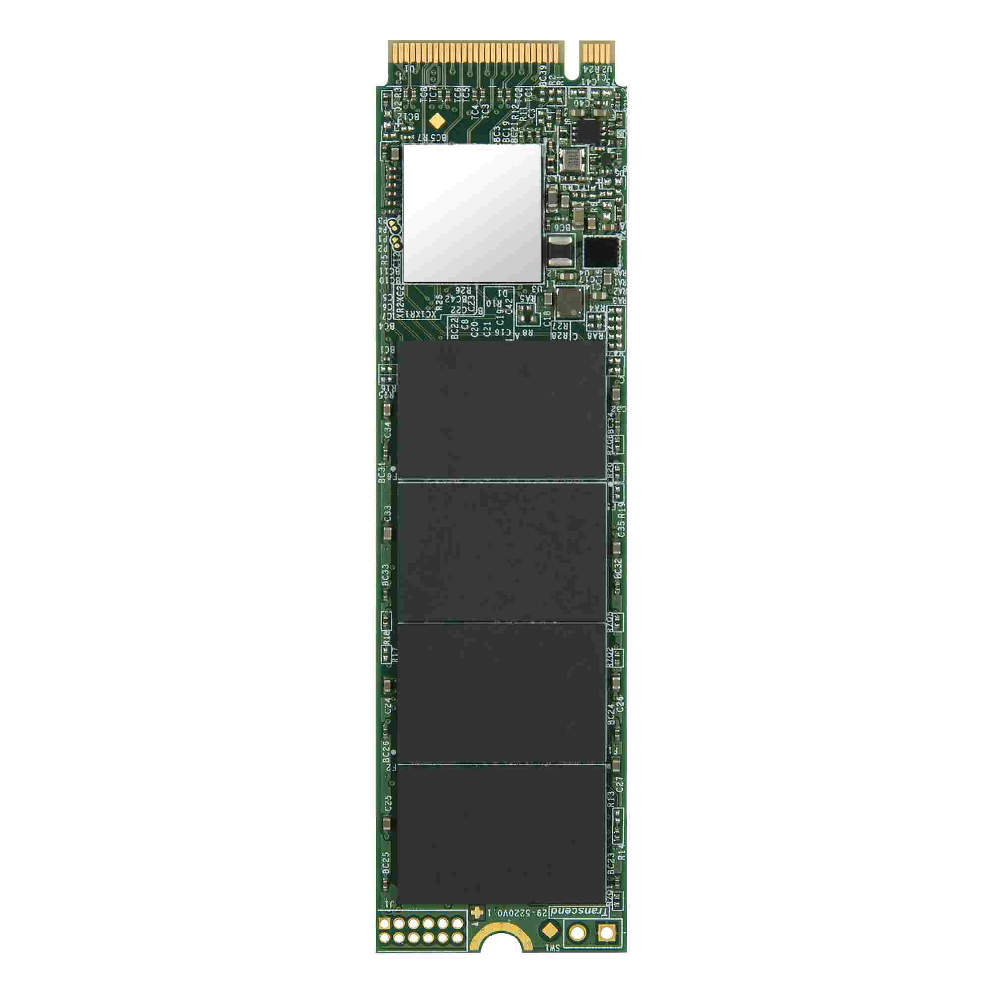 TRANSCEND SSD 110S 128GB,  M.2 2280,  PCIe Gen3x4,  3D TLC,  bez DRAM1 