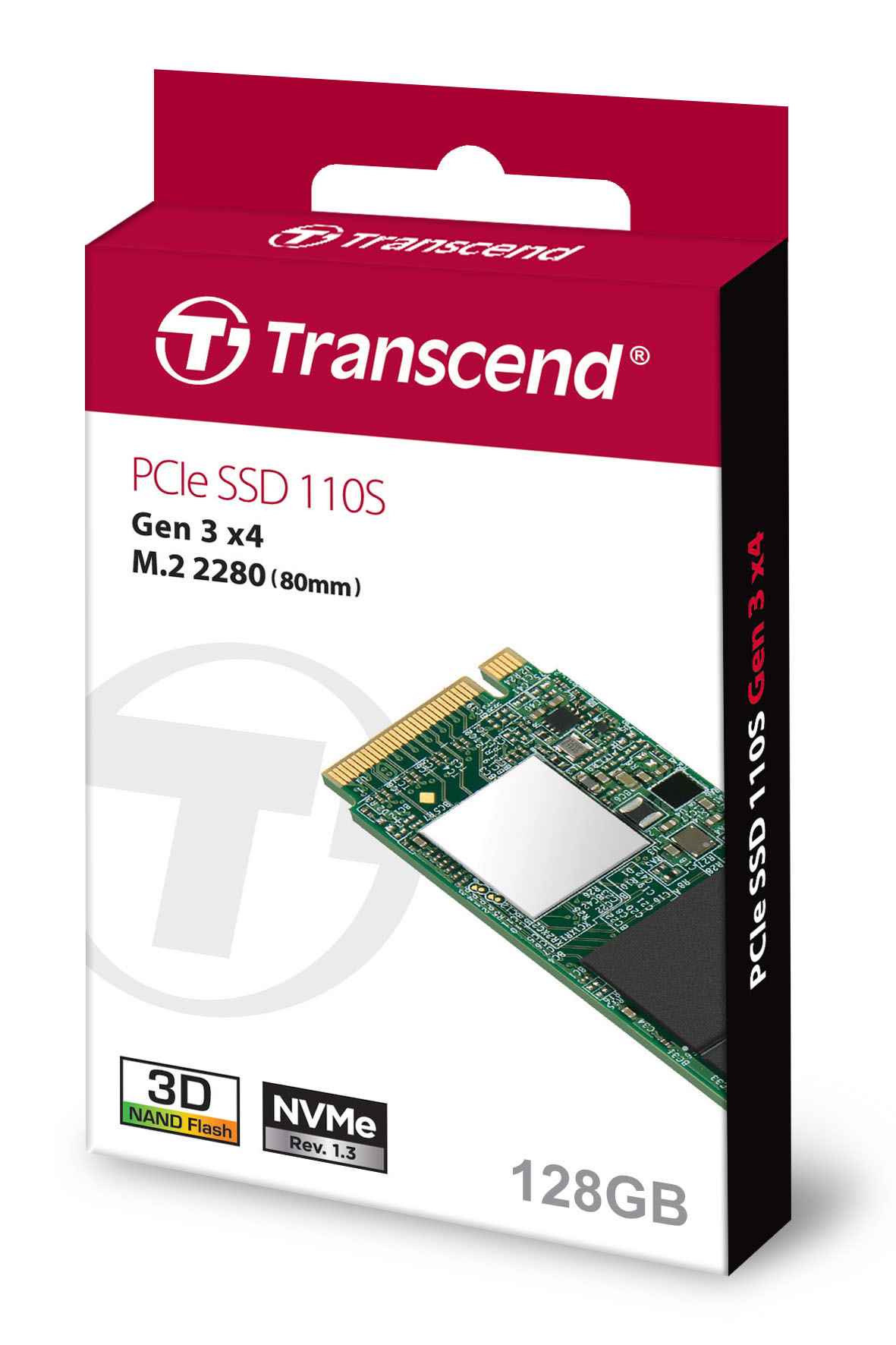 TRANSCEND SSD 110S 128GB,  M.2 2280,  PCIe Gen3x4,  3D TLC,  bez DRAM6 