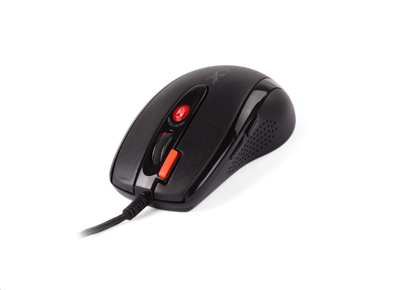 A4tech X-710BK,  OSCAR Game herní myš,  2000DPI,  černá,  USB3 