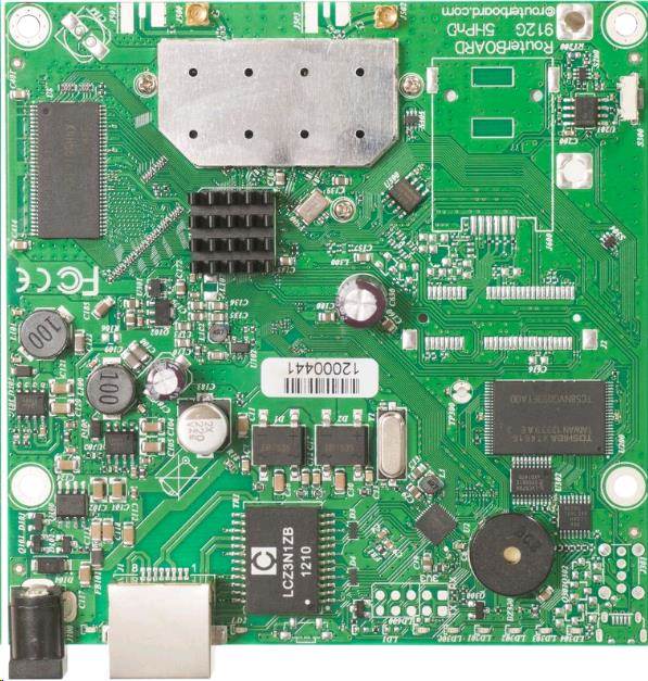 MikroTik RouterBOARD RB911G-5HPnD,  600MHz CPU,  32MB RAM,  1x LAN,  integ. 5GHz Wi-Fi,  vrátane. Licencia L30 