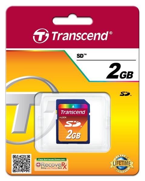 Karta TRANSCEND SD 2 GB (štandardná)1 