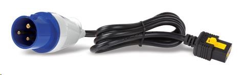APC Rack PDU 2G,  meraná,  podľa zásuvky s prepínaním,  ZeroU,  16A,  230V,  (21)C13 a (3)C19,  IEC 309 16A 2P+E 3m0 