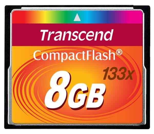 TRANSCEND Compact Flash 8 GB (133x)0 