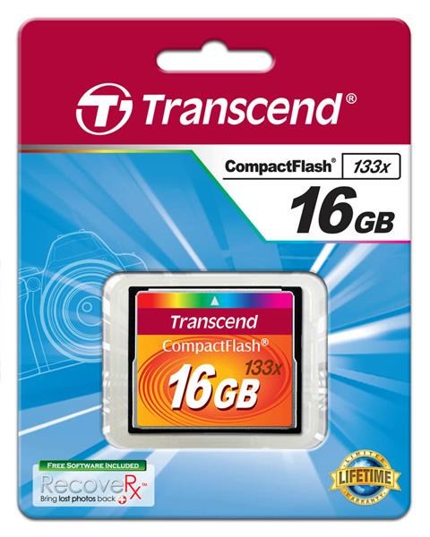 TRANSCEND Compact Flash 16 GB (133x)1 