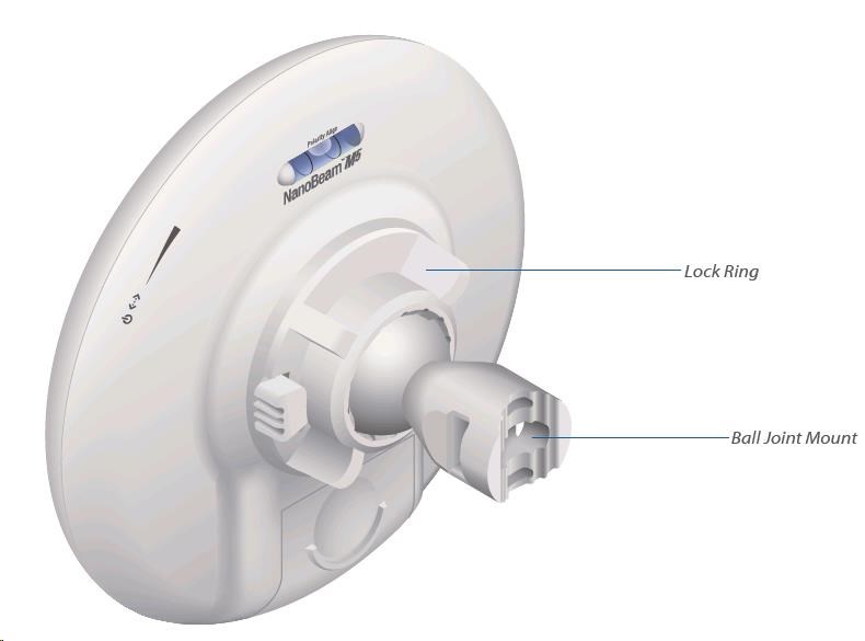 UBNT airMAX NanoBeam M5 2x16dBi [Client/ AP/ Repeater,  5GHz,  802.11a/ n,  10/ 100 Ethernet]1 