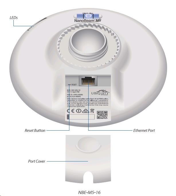 UBNT airMAX NanoBeam M5 2x16dBi [Client/ AP/ Repeater,  5GHz,  802.11a/ n,  10/ 100 Ethernet]2 
