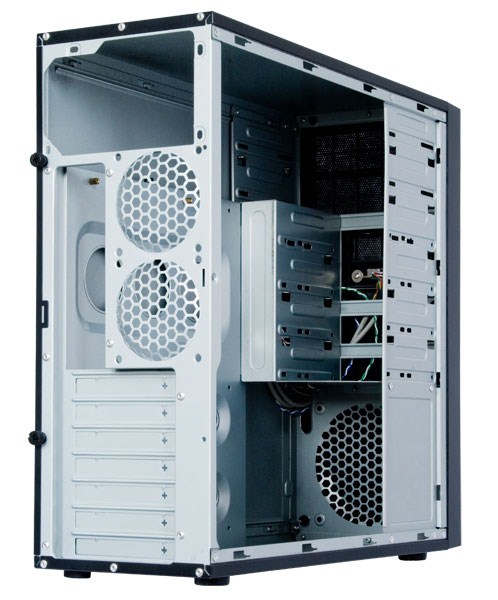 CHIEFTEC Mesh Series Miditower Case,  CQ-01B-U3-OP,  čierna,  bez zdroja napájania6 