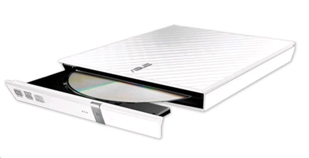 ASUS DVD Writer SDRW-08D2S-U LITE/ WHITE,  externá štíhla DVD-RW,  biela,  USB1 