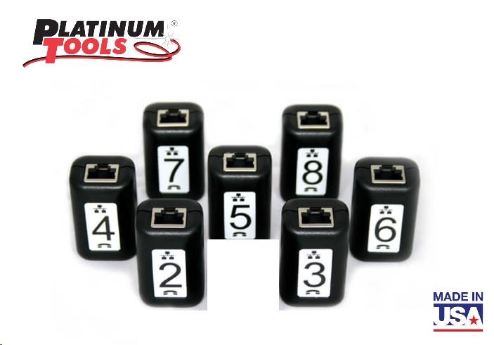 Platinum Tools TT208 - set 7ks přijímačů data/ telefon ID# 2-8 pro CB300 a NP7000 