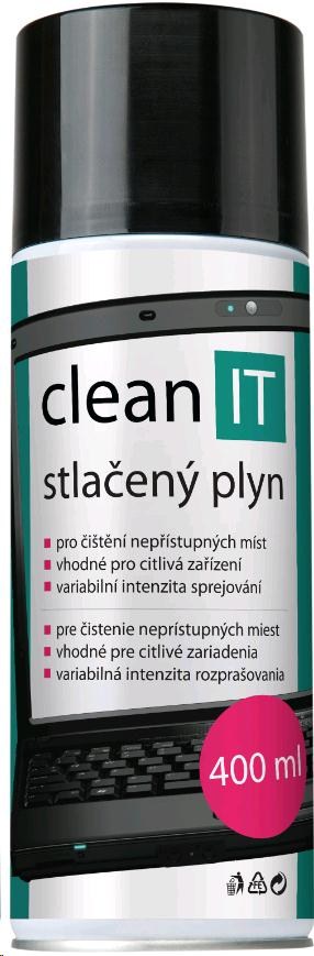 CLEAN IT Stlačený vzduch 400 ml (náhrada za CL-1)1 