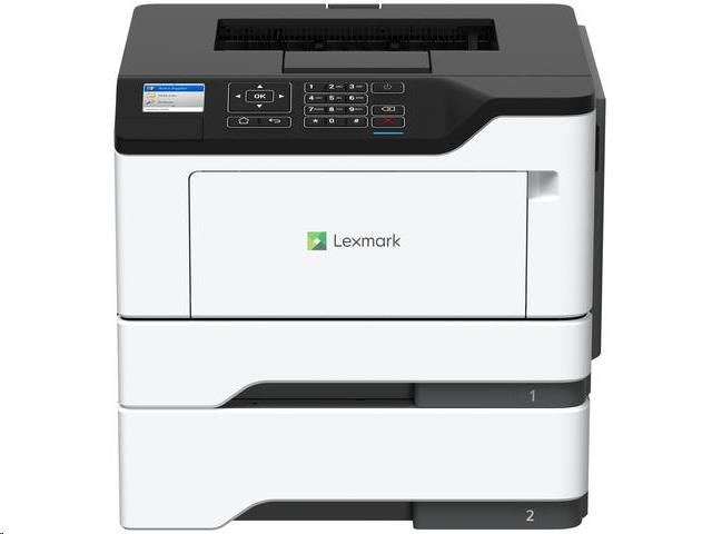ČB tlačiareň LEXMARK MS521dn A4,  44 str./ min,  512 MB,  LCD,  duplex,  USB 2.0,  LAN3 
