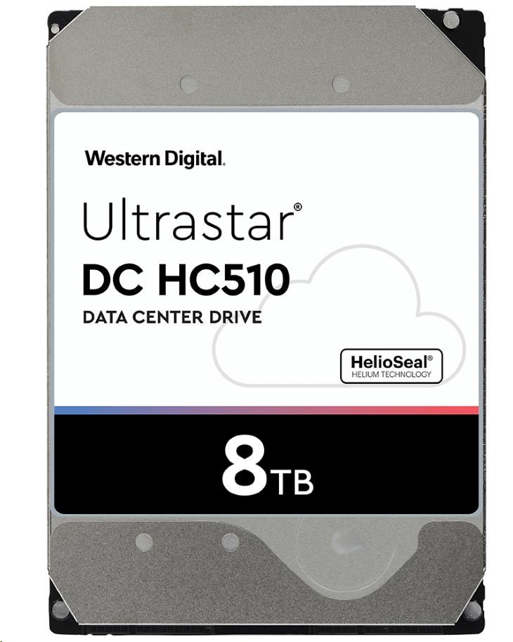 Western Digital Ultrastar® HDD 8TB (HUH721008AL4201) DC HC510 3.5in 26.1MM 256MB 7200RPM SAS 4KN TCG0 