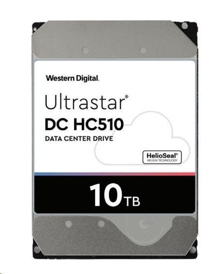 Western Digital Ultrastar® HDD 10TB (HUH721010ALN601) DC HC510 3.5in 26.1MM 256MB 7200RPM SATA 4KN SED0 