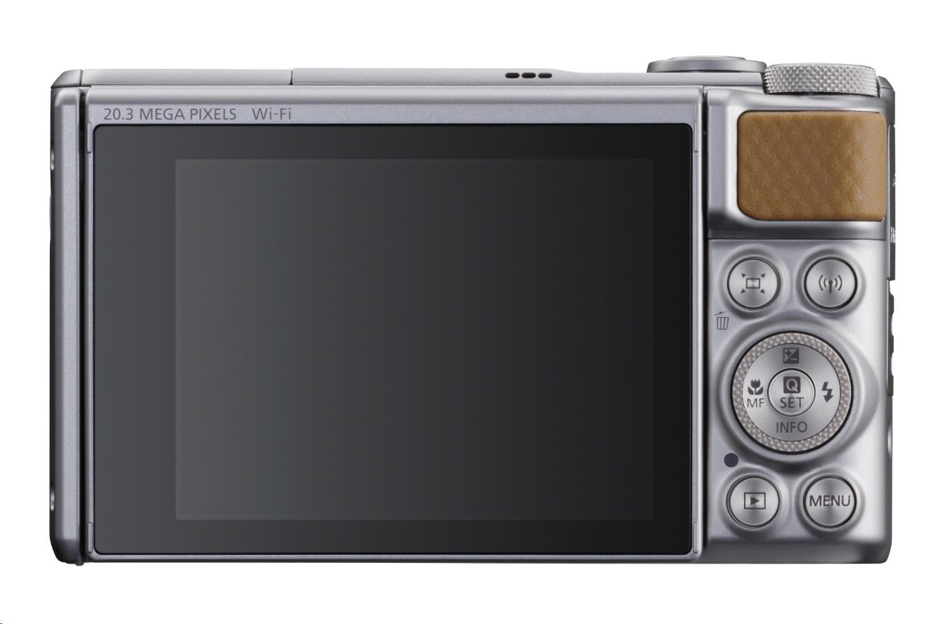 Canon PowerShot SX740 HS,  20.3Mpix,  40x zoom,  WiFi,  4K video - stříbrný - Travel kit3 