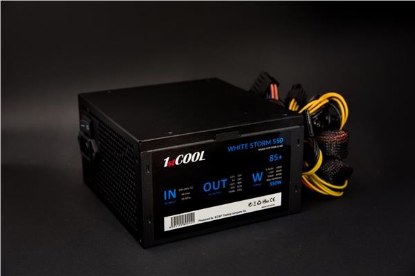 napájací zdroj 1stCOOL ATX 550W WHITE STORM 550,  APFC,  85+3 