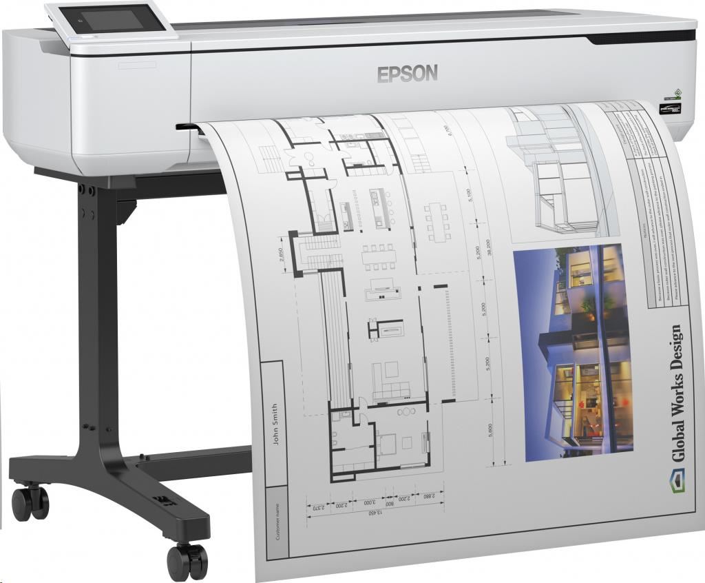Atrament do tlačiarne EPSON SureColor SC-T5100N,  4 farby,  A0,  2400x1200 dpi,  USB 3.0,  LAN,  WIFI,  Ethernet, 1 