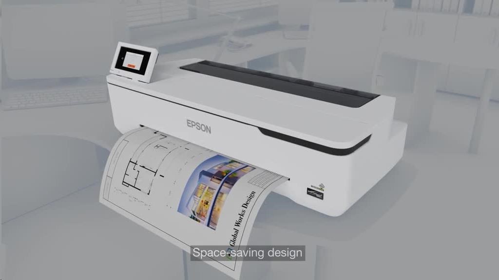 Atrament do tlačiarne EPSON SureColor SC-T5100N,  4 farby,  A0,  2400x1200 dpi,  USB 3.0,  LAN,  WIFI,  Ethernet, 2 