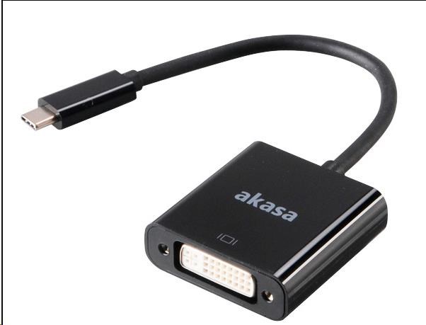 Adaptér AKASA USB Type-C na DVI0 