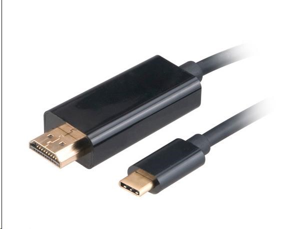 Adaptér AKASA USB Type-C na HDMI,  kábel,  1.8m0 