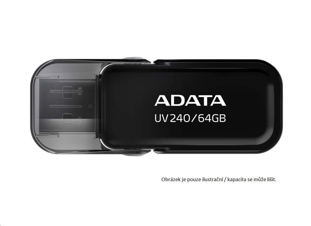 ADATA Flash Disk 32GB USB 2.0 Dash Drive UV240,  Black0 