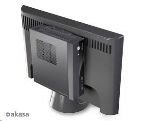 AKASA case Crypto VESA, MiniITX, čierna + 80W AC adaptér10 