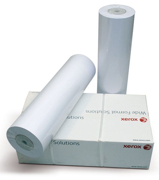 Xerox Paper Roll - červená - 841x135m (90g,  A0) - fluorescenčný papier0 
