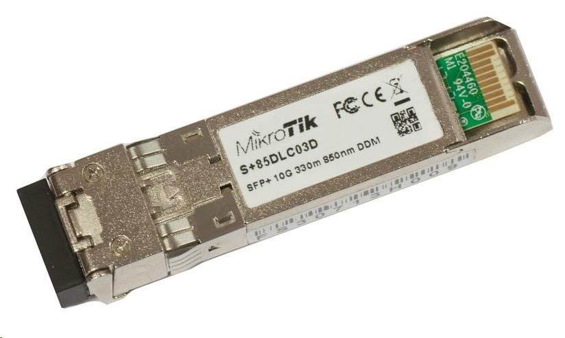 Mikrotik SFP+ (miniGBIC) modul S+85DLC03D, MM, 300m, 10G0 