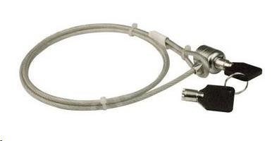 PREMIUMCORD Bezpečnostný zámok pre NTB 1,8 m Kensington Lock (s kľúčom, oceľové lanko)0 