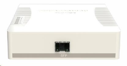 MikroTik RouterBOARD CSS106-1G-4P-1S (RB260GSP),  TF470 CPU,  konfigurovateľný switch,  5x LAN,  1xSFP slot,  PoE OUT,  vráta0 