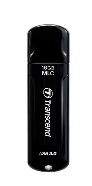 TRANSCEND Flash disk 16GB JetFlash®750K,  USB 3.0,  čierna0 